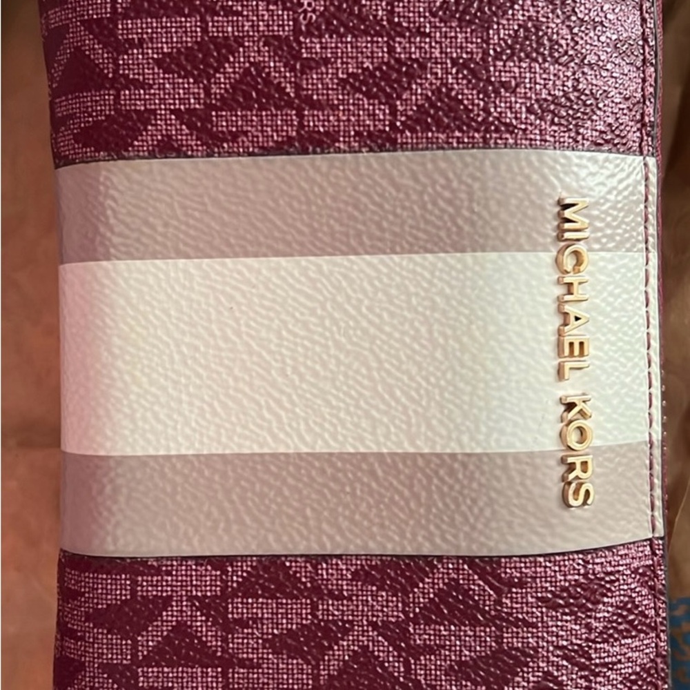 Michael Kors Plum Accessory with Silver Accents